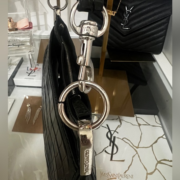 Vince Camuto Black Leather Purse Crossbody - Picture 7 of 7